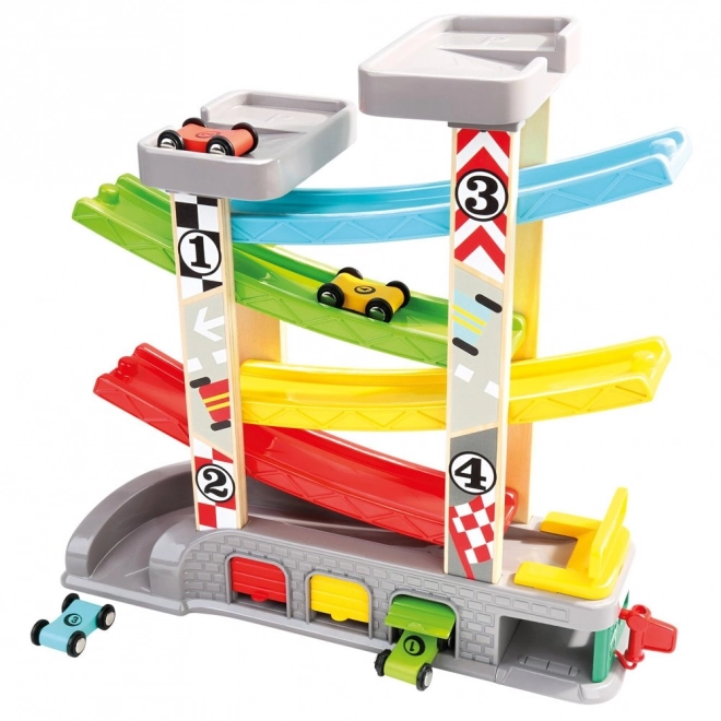 Bino Circuit de voitures avec garages