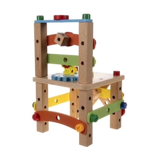 Houten educatieve stoel