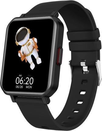 slimme horloge fit fw56 carbon pro zwart