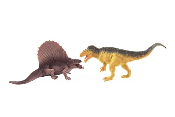 Plastic dinosaurussen 16-18 cm, set van 5 stuks