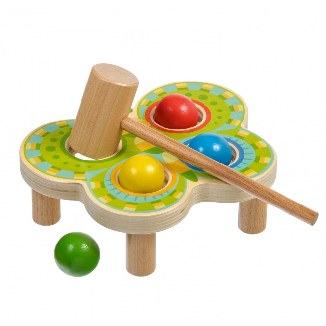 Lucy & Leo Vlinder - houten hamerbank 4 ballen