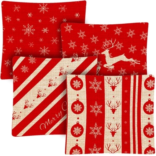 Dekorative Kissenbezüge Set - Weihnachten