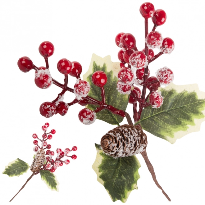 Weihnachtliche Tischdekoration mit Eberesche