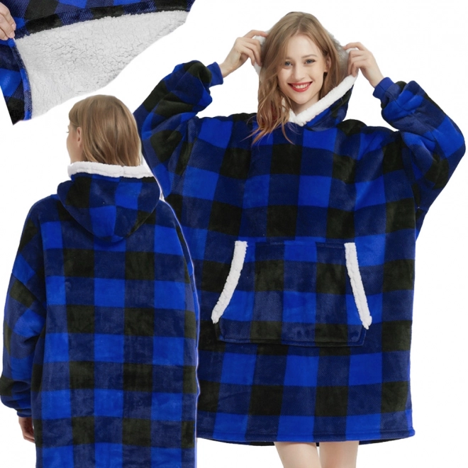 Warm Oversize Hoodie Blanket with Hood