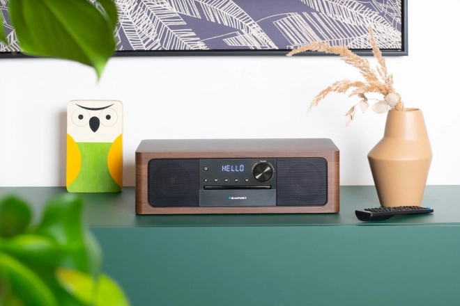 Alles-in-één Bluetooth, HDMI ARC, optische invoer CD/MP3/USB/AUX Klok/Alarm Microfoon