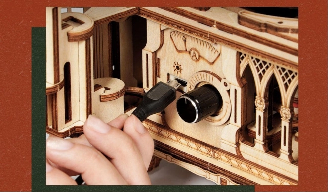 Rokr 3D houten puzzel Klassieke grammofoon
