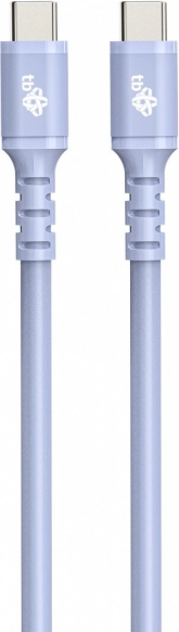 Câble USB-C vers USB-C en silicone violet 1 m