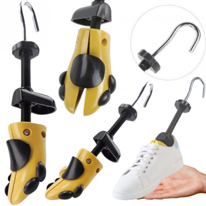 Universele verstelbare plastic schoenhanger