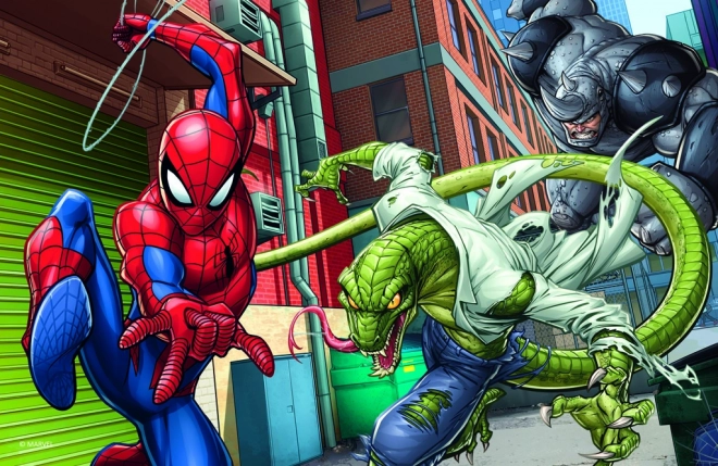 Minipuzzel Spiderman 54 stukjes