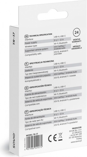 Wireless CarPlay and Android Auto