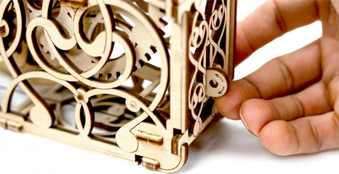 Mechanisch schilderij - houten 3D-puzzel