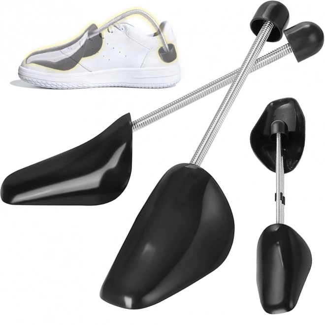 Zwarte veerspanners voor schoenen