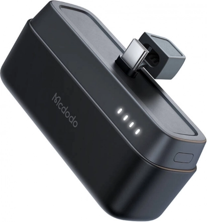 Mcdodo powerbank 20 W 5000 mAh met USB‑C (zwart)