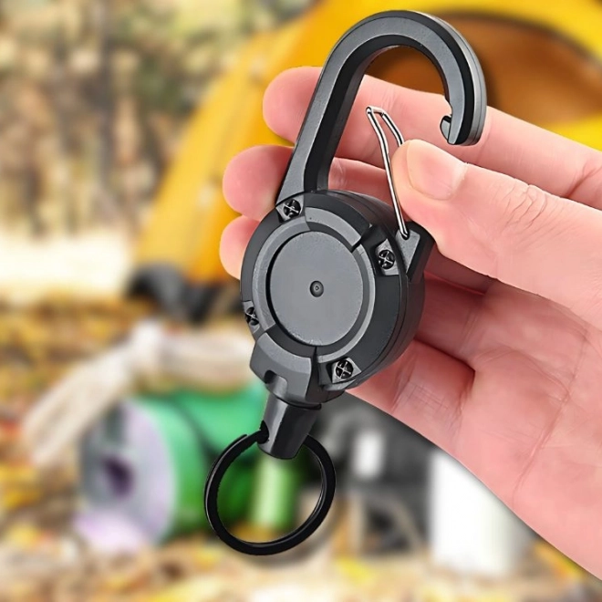 Schlüsselaufroller mit Karabiner