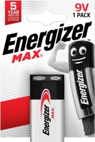 Alkalinebatterij 9V ENERGIZER MAX