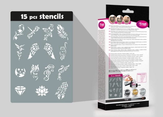 Set van glittertatoeages TyToo Shape&Soul