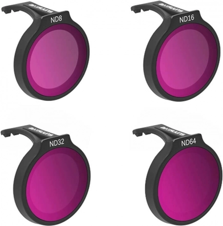 SUNNYLIFE set ND-filters voor DJI Neo (ND8, ND16, ND32, ND64)
