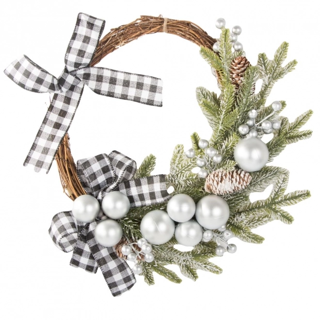 Weihnachtlicher dekorativer Kranz für Tür und Wand