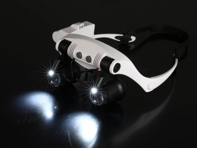 LED Head Magnifier with Interchangeable Lenses
