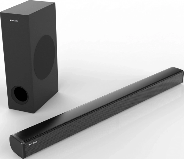 Barre de son avec caisson de basses sans fil 2.1, 160 W