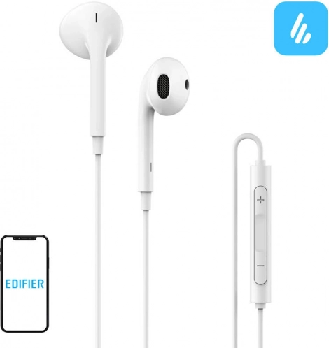 Écouteurs filaires USB‑C EDIFIER P180 – blanc