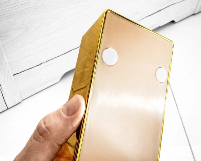 Door Stop in the Shape of a Gold Bar