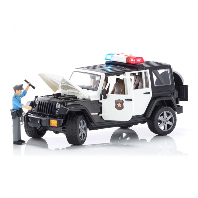 Bruder Jeep Wrangler Rubicon Politie