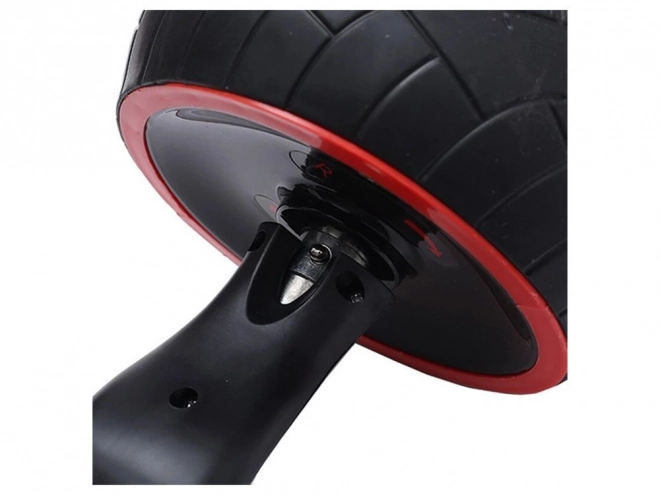 Exercices abdominaux sur roues + tapis – Bleu