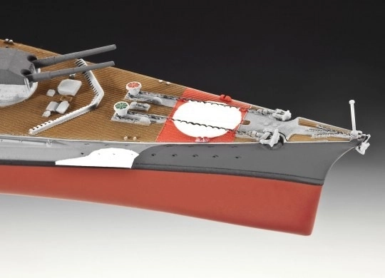 Plastic model oorlogsschip Bismarck