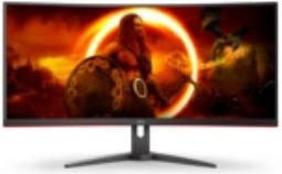 Moniteur de jeu incurvé 34″ VA, 144 Hz, HDMI, DisplayPort