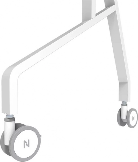 Grandes roulettes verrouillables et commandes ergonomiques