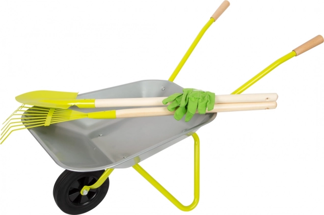 Gardener Set with Wheelbarrow, Tools and Gloves