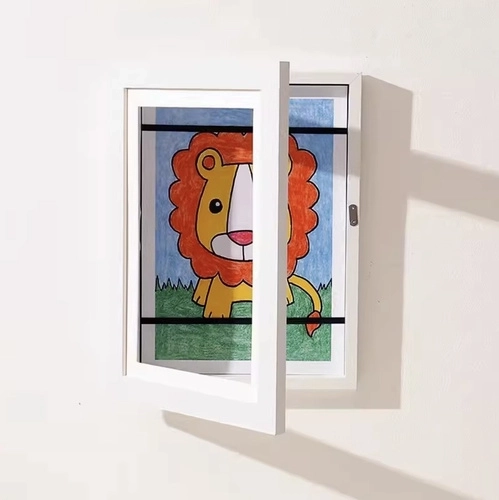 Artistic Frame for Children's Artwork A4