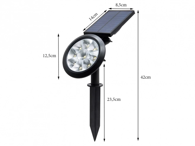 Zonne tuinlamp RGBW