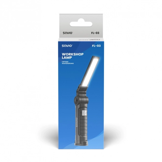 Accu LED werkplaatslamp met verstelbare kop