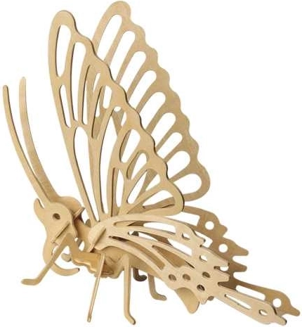 Holz-3D-Puzzle Schmetterling