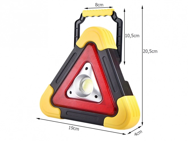Multifunctional Warning Triangle Light and Power Bank