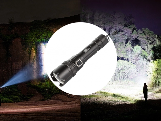 Militaire tactische zaklamp met LED Cree XHP99