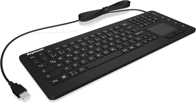Keyboard KeySonic with touchpad and IP68 protection