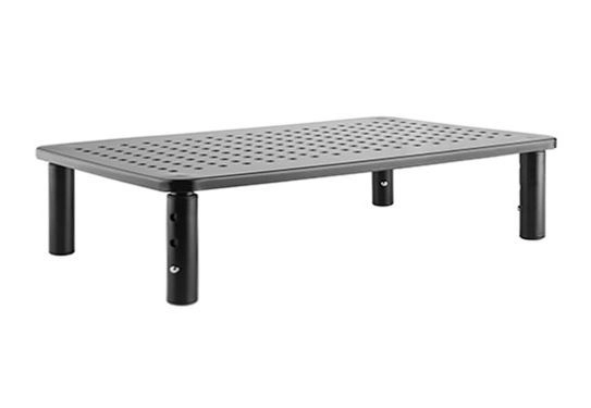 Height adjustable monitor or laptop stand