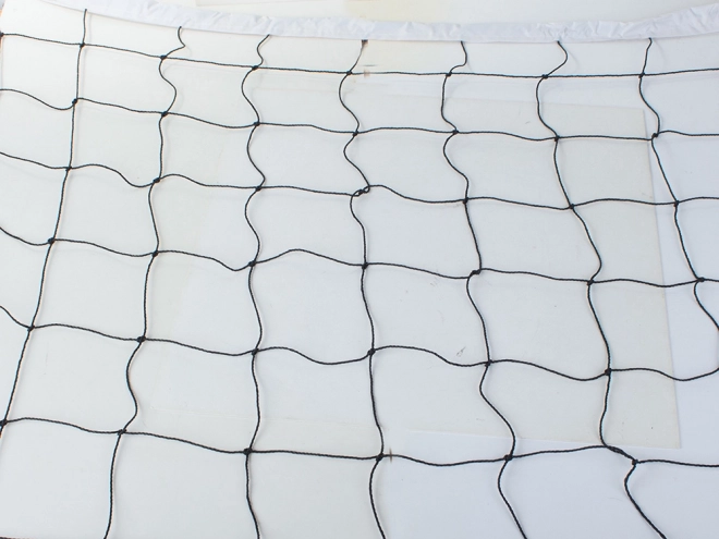 Volleybalnet zwart 9,5 x 1 m