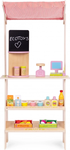 Stabiele houten constructie met dakje