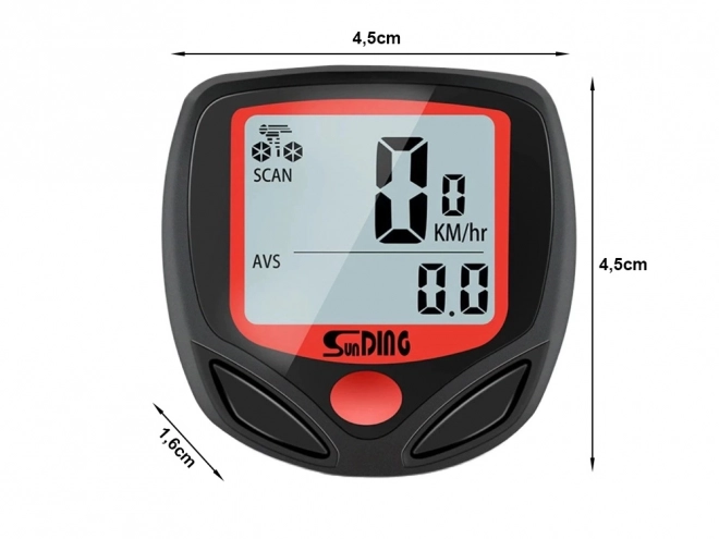 Waterproof Cycling Computer with 14 Functions