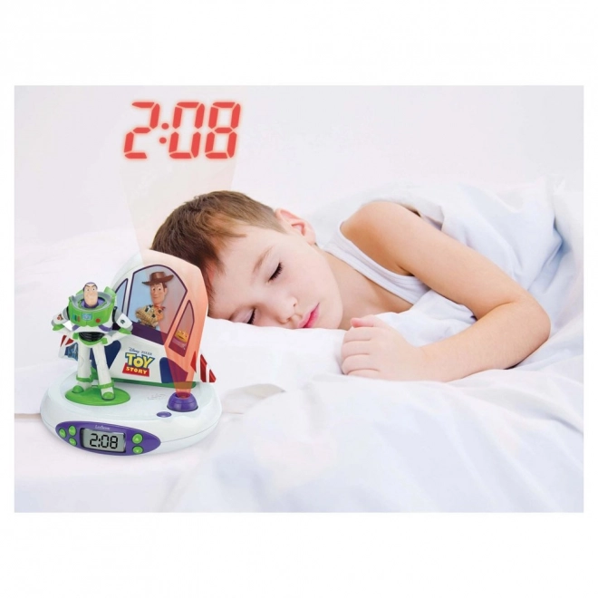 Réveil 3D avec projecteur Toy Story : Histoire de jouets