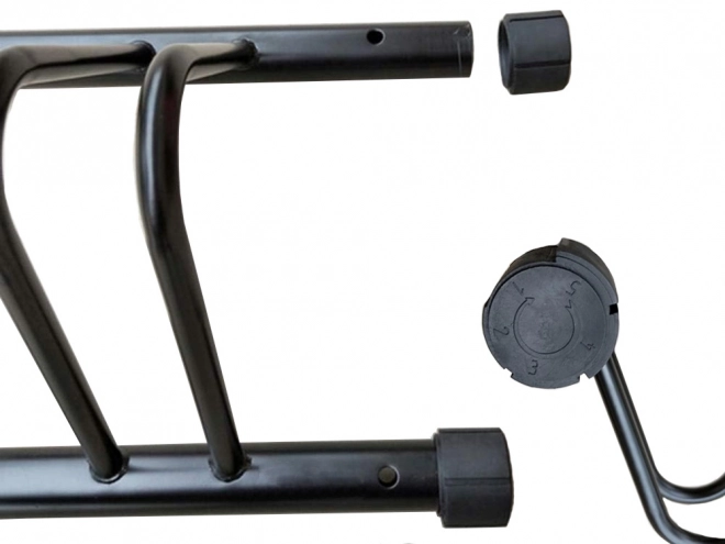 Support pour 3 vélos à rangement