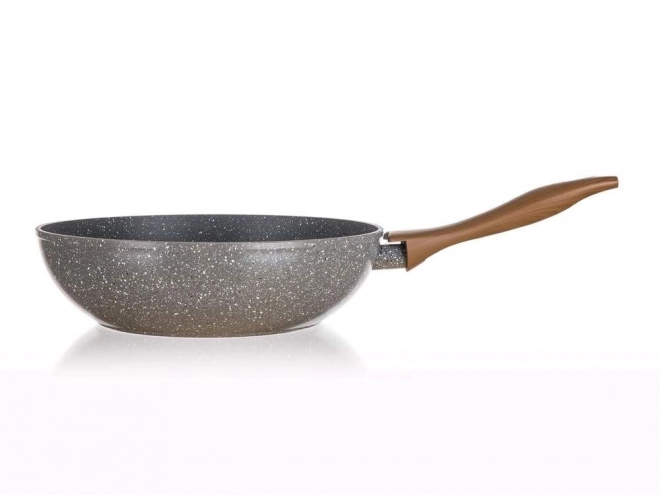 WOK-pan 28 cm NATUURLIJKE STEEN