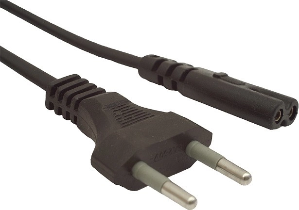 netvoedingskabel C7 2‑pins 1,8 m