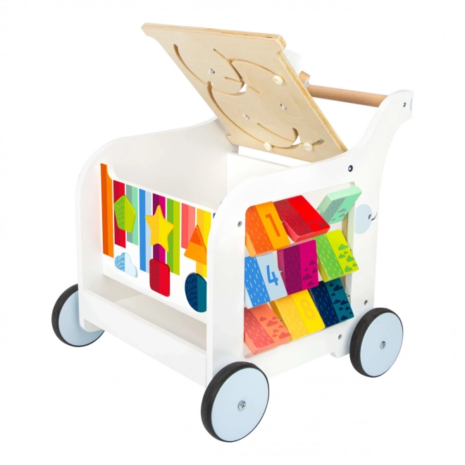 Houten loopwagen Olifant van Small Foot