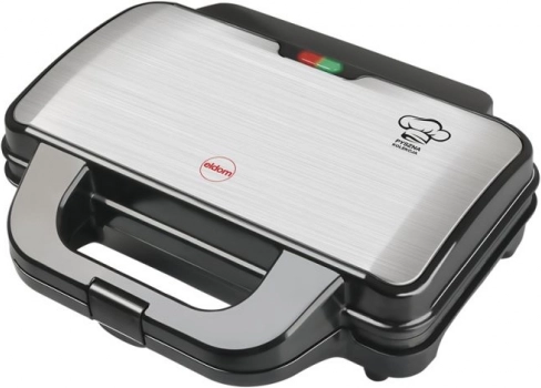 Gaufrier ELDOM Deli 1000 W en acier inoxydable