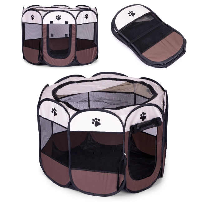 Grande cage en tissu, enclos, barrière, lit pour chiens et chats